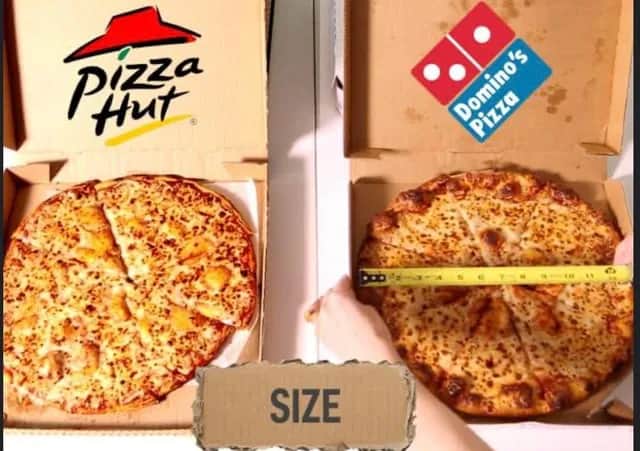 Pizza XXL Domino's: rozmiar, średnica i porównanie z innymi