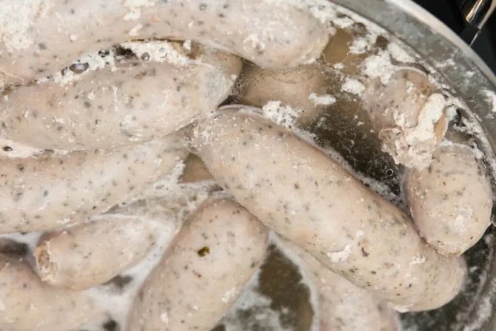 Biała kiełbasa ile gotować, aby uniknąć pęknięć i straty smaku